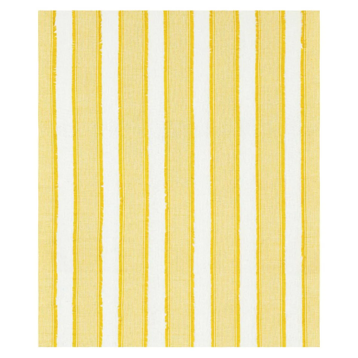 Schumacher 73593 Tulum Casement Yellow fabric swatch