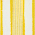 Schumacher 73593 Tulum Casement Yellow fabric swatch