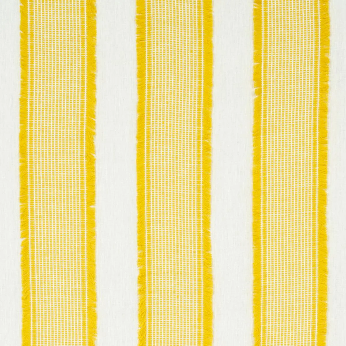 Schumacher 73593 Tulum Casement Yellow fabric swatch