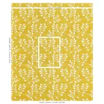 Schumacher 79511 Tumble Weed éPinglé Buttercup fabric swatch