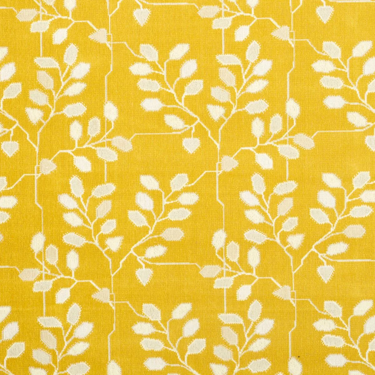 Schumacher 79511 Tumble Weed éPinglé Buttercup fabric swatch