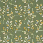 Schumacher 79514 Tumble Weed éPinglé Meadow Green fabric swatch