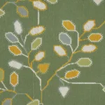 Schumacher 79514 Tumble Weed éPinglé Meadow Green fabric swatch