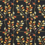Schumacher 79512 Tumble Weed éPinglé Soot fabric swatch
