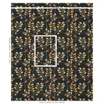 Schumacher 79512 Tumble Weed éPinglé Soot fabric swatch