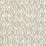 Schumacher 176040 Tumbling Blocks Greige fabric swatch