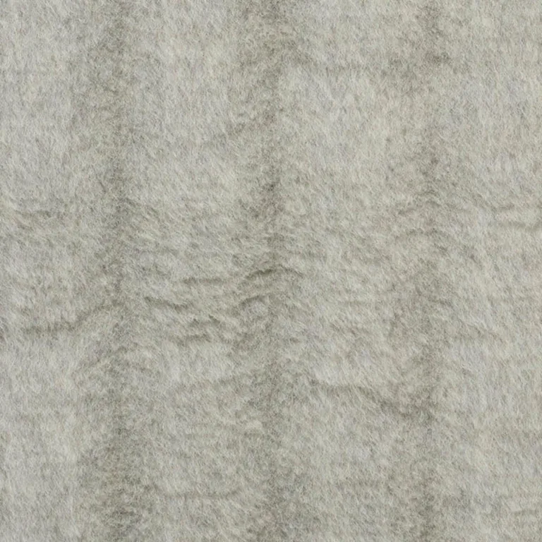 Schumacher 76461 Tundra Light Grey fabric swatch