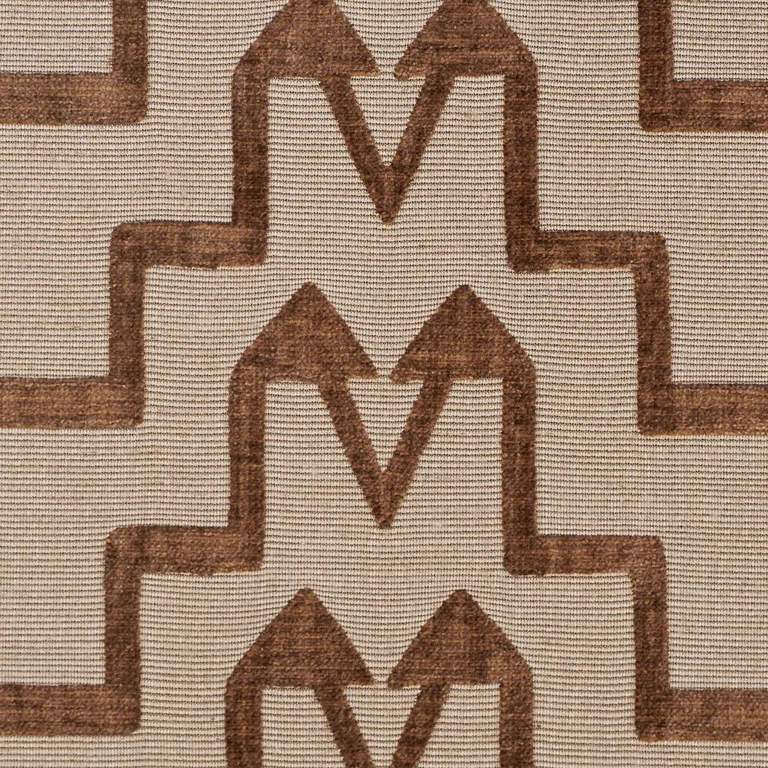 Schumacher 71245 Turkish Step Biscuit fabric swatch