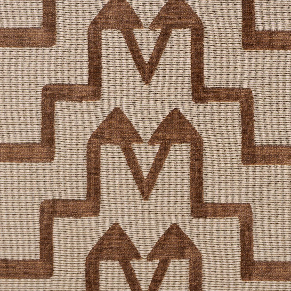 Schumacher 71245 Turkish Step Biscuit fabric swatch