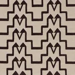 Schumacher 71244 Turkish Step Brown fabric swatch