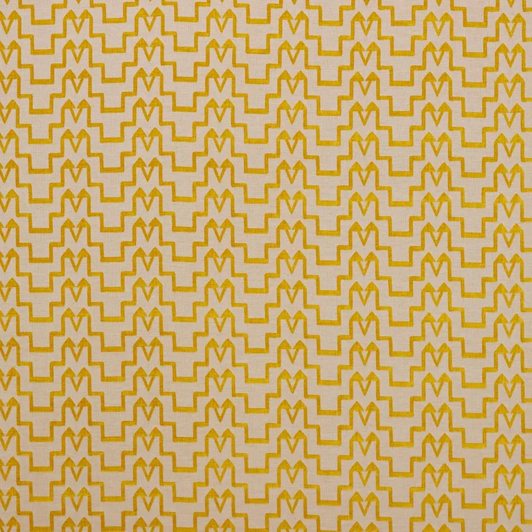 Schumacher 71247 Turkish Step Mimosa Glow fabric swatch