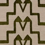 Schumacher 71246 Turkish Step Olive fabric swatch