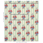 Schumacher 179990 Turnip Mint fabric swatch