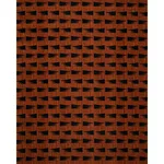 Schumacher 71226 Tutsi Cinnamon fabric swatch