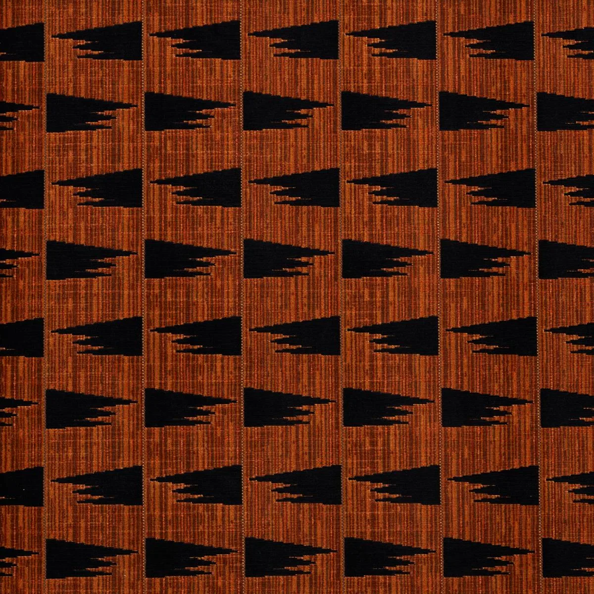 Schumacher 71226 Tutsi Cinnamon fabric swatch