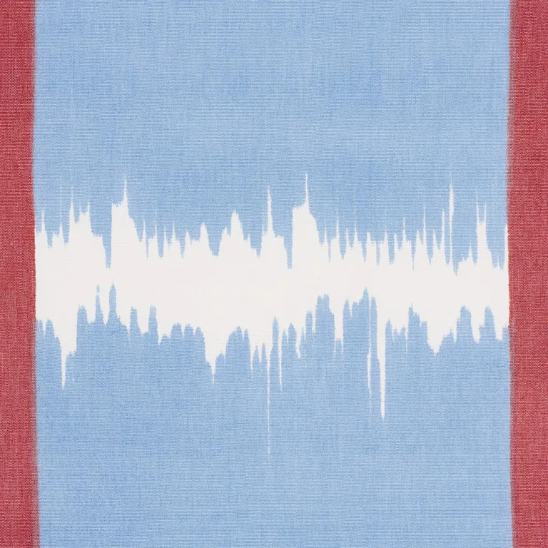 Schumacher 181280 Tuzla Chambray fabric swatch