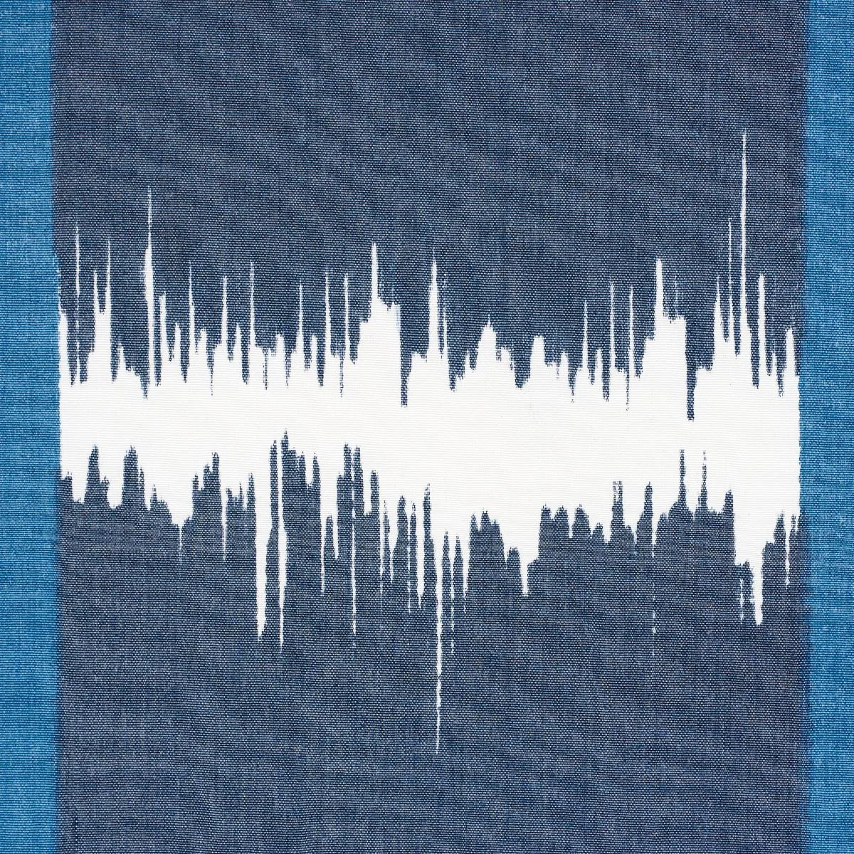 Schumacher 181282 Tuzla Denim fabric swatch