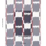 Schumacher 181281 Tuzla Indigo fabric swatch