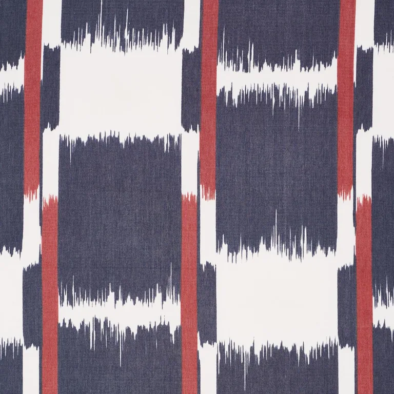 Schumacher 181281 Tuzla Indigo fabric swatch