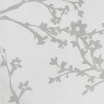 Schumacher 178440 Twiggy Sheer Light Grey fabric swatch
