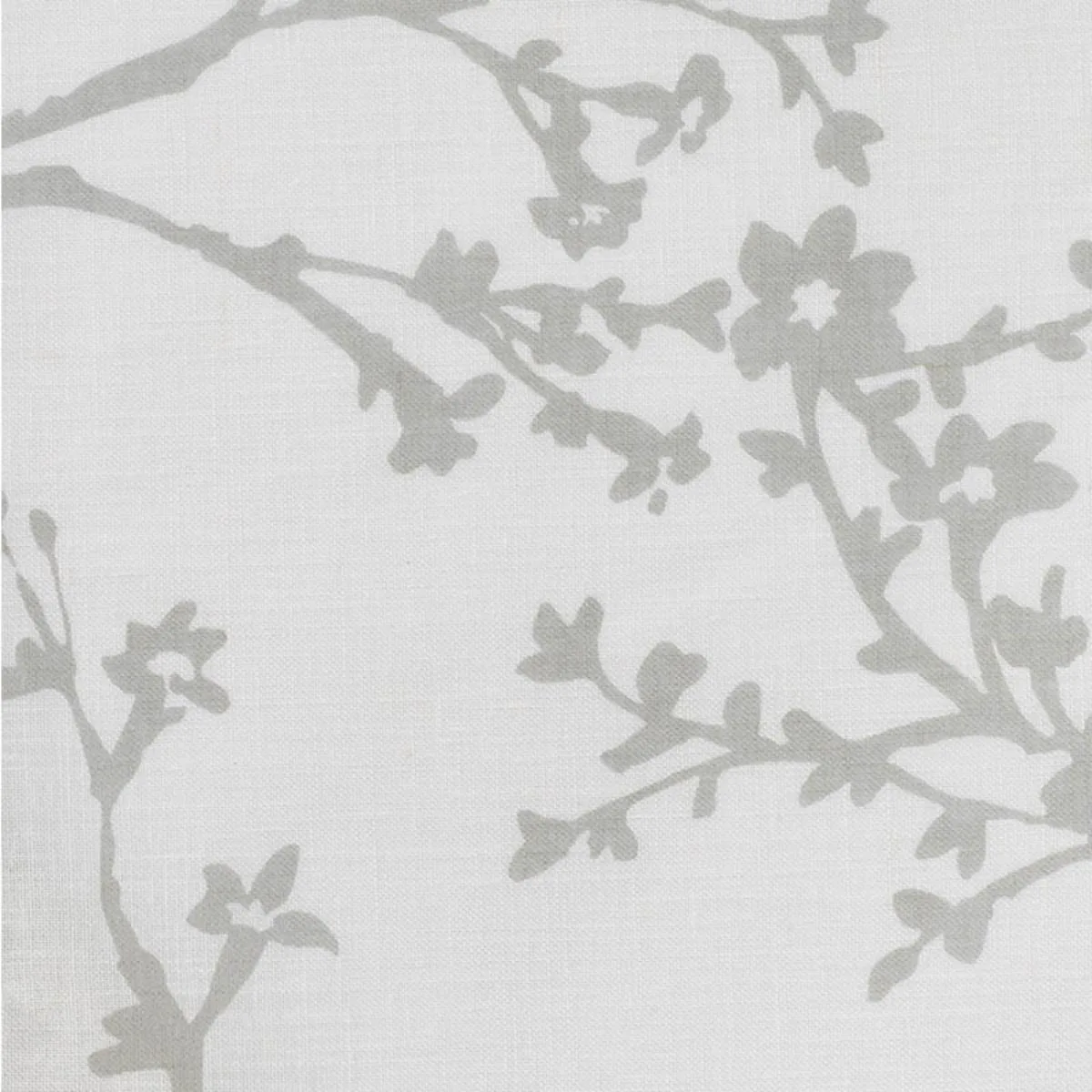 Schumacher 178440 Twiggy Sheer Light Grey fabric swatch