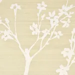 Schumacher 180501 Twiggy Silk Champagne fabric swatch