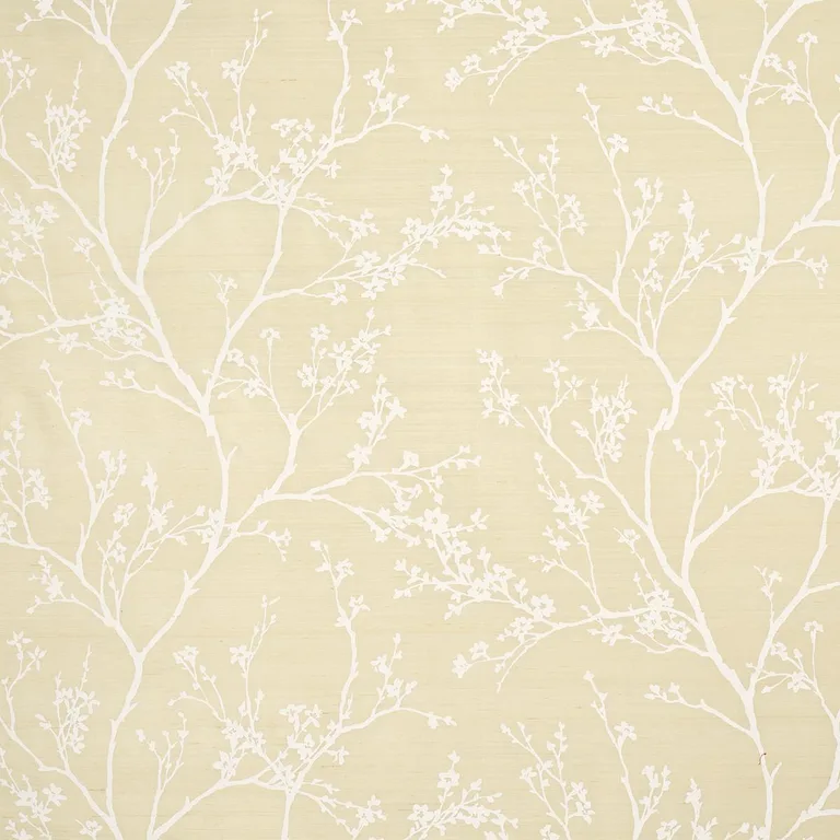 Schumacher 180501 Twiggy Silk Champagne fabric swatch