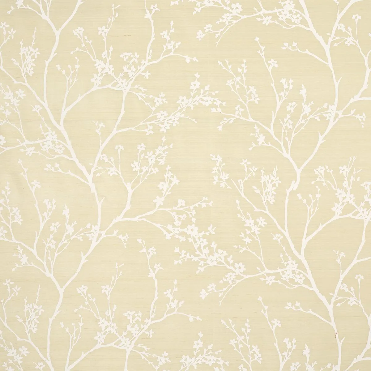 Schumacher 180501 Twiggy Silk Champagne fabric swatch