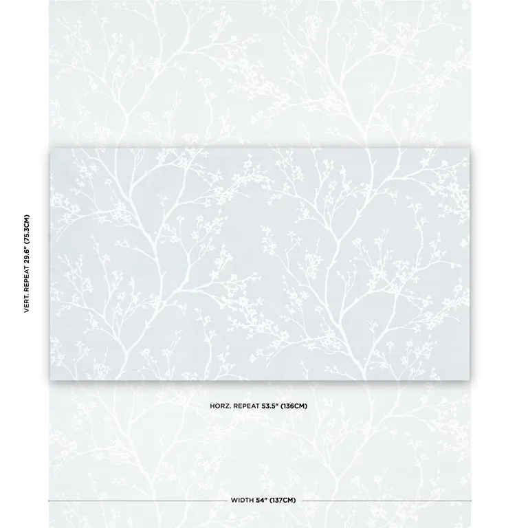Schumacher 180500 Twiggy Silk Ice fabric swatch