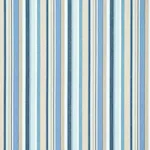 Schumacher 66051 Tybee Stripe Ocean fabric swatch