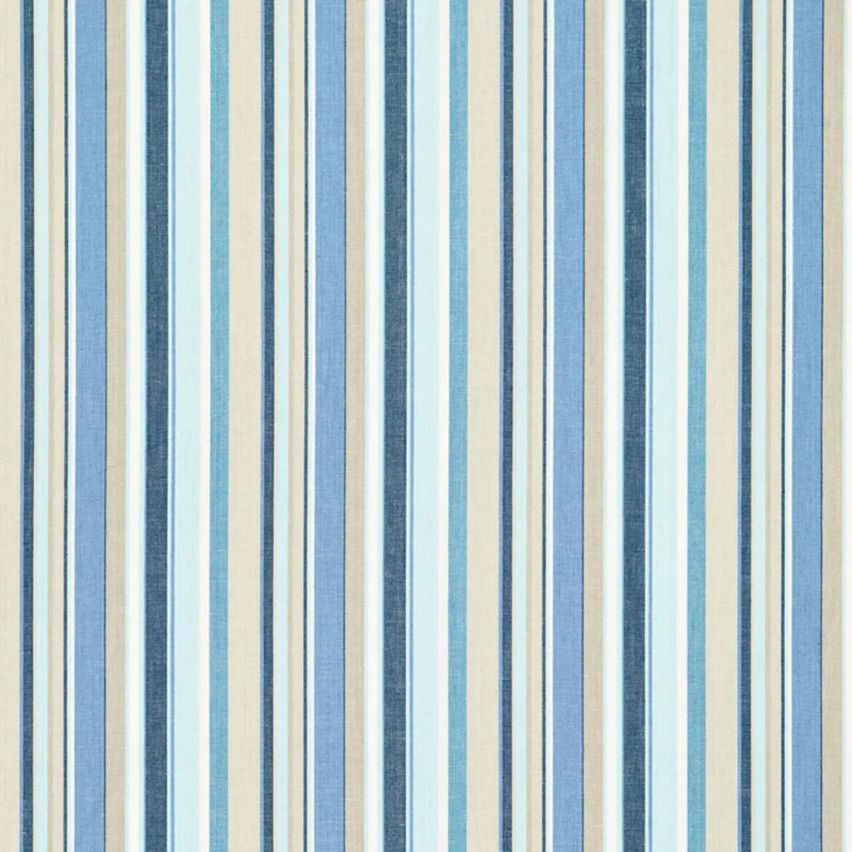 Schumacher 66051 Tybee Stripe Ocean fabric swatch