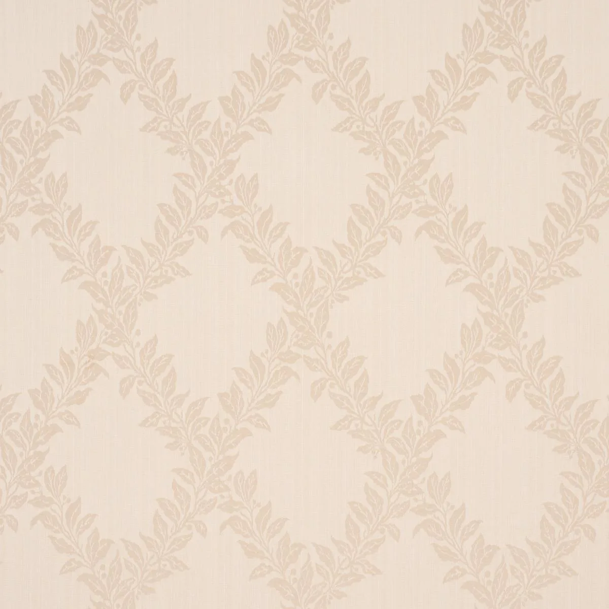 Schumacher 86642 Tyninghame Trellis Ivory fabric swatch