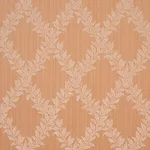 Schumacher 86641 Tyninghame Trellis Spice fabric swatch