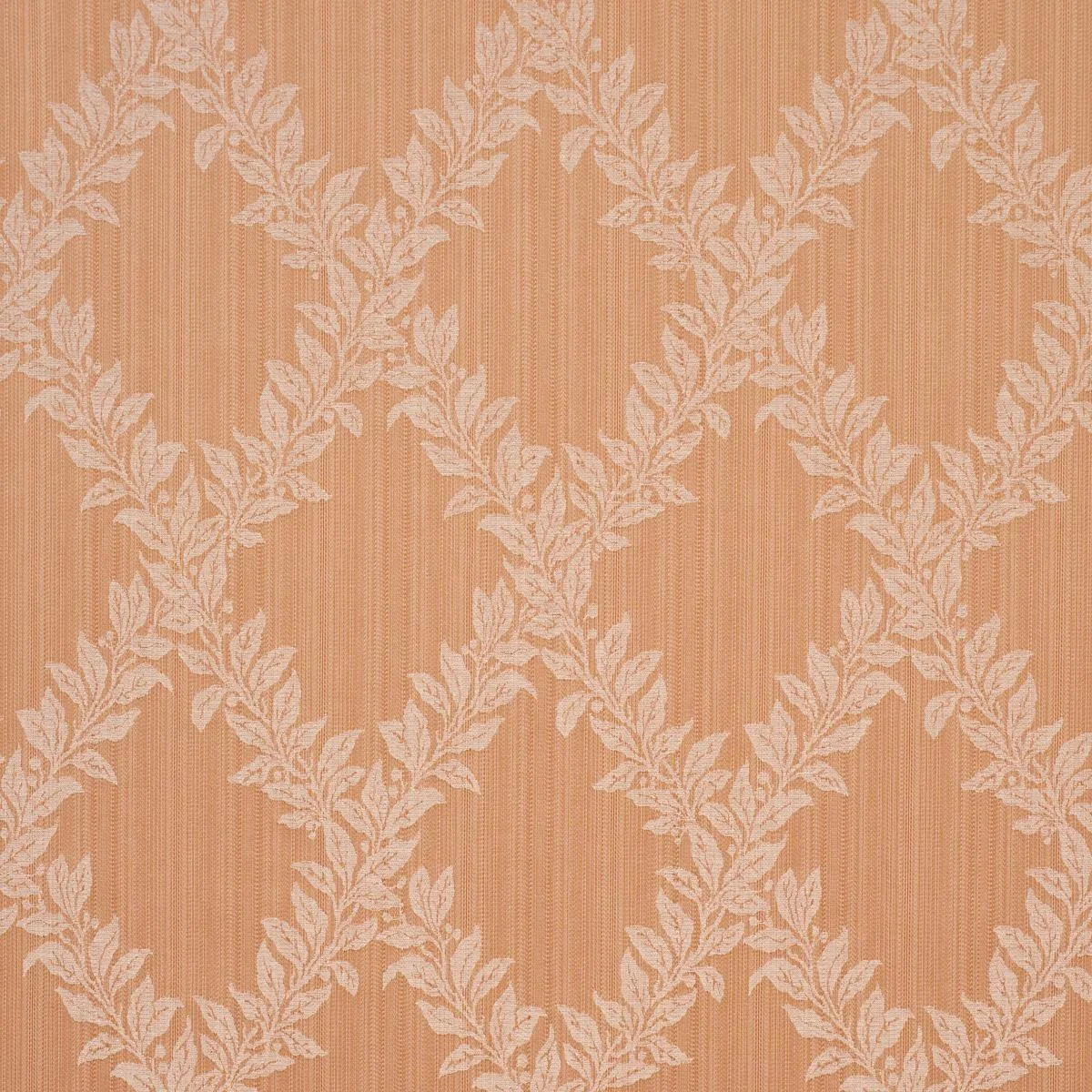 Schumacher 86641 Tyninghame Trellis Spice fabric swatch