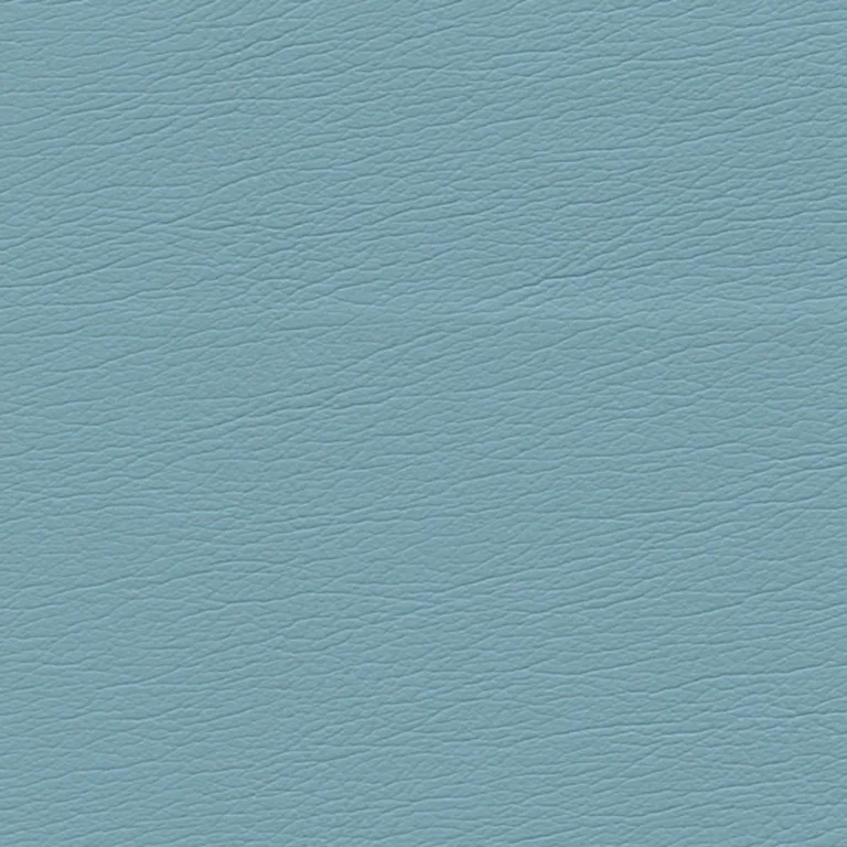 Schumacher 291-2553 Ultraleather Cyan fabric swatch