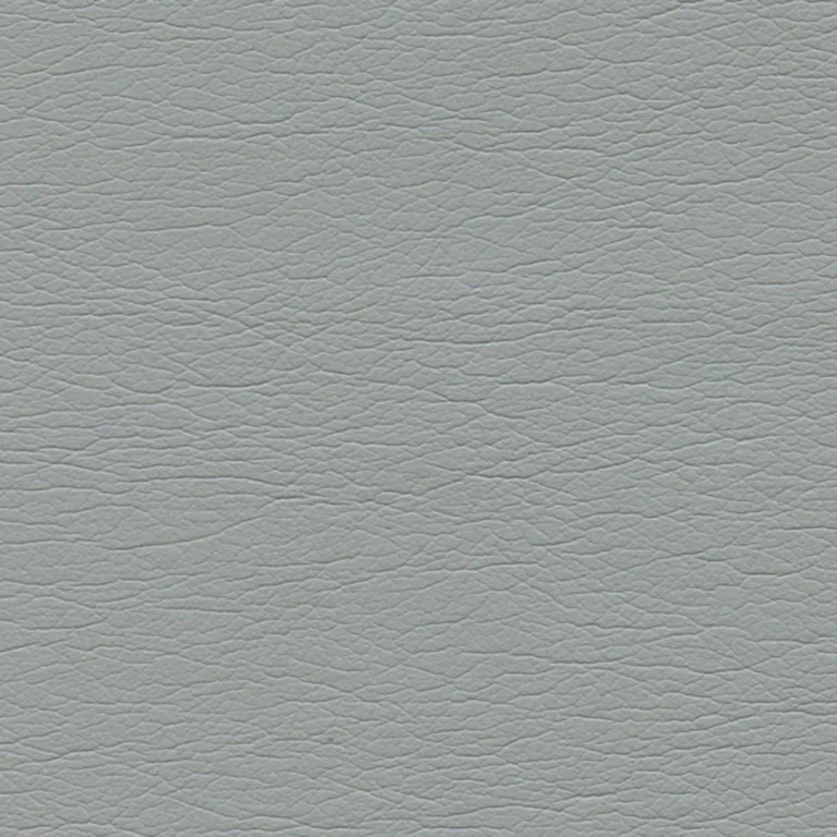 Schumacher 291-5666 Ultraleather Dove Grey fabric swatch
