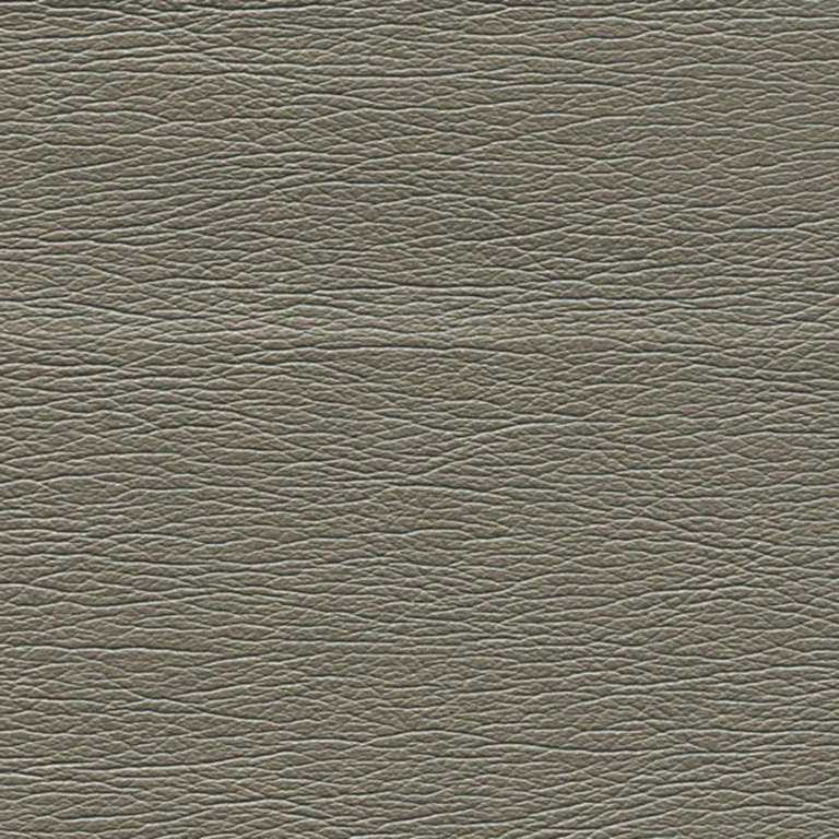 Schumacher 322-5768 Ultraleather Pearlized Pewter fabric swatch