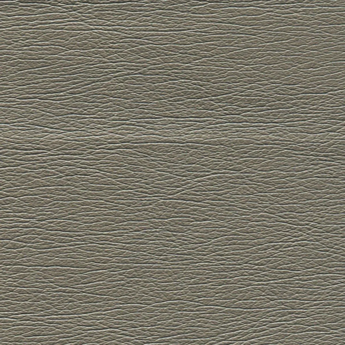 Schumacher 322-5768 Ultraleather Pearlized Pewter fabric swatch