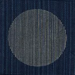 Schumacher 182302 Una Hand Block Print Indigo fabric swatch