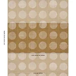 Schumacher 182300 Una Hand Block Print Ochre fabric swatch