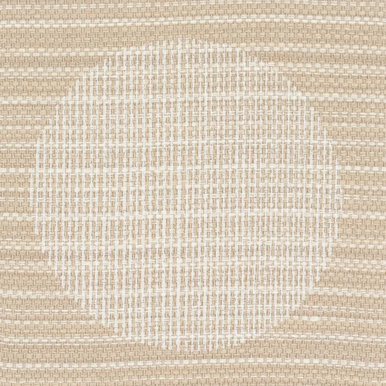 Schumacher 182301 Una Hand Block Print Sand fabric swatch