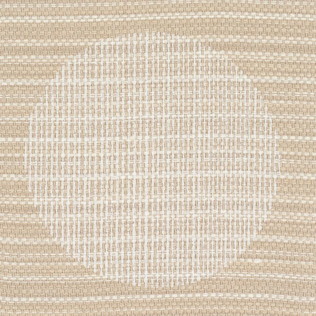 Schumacher 182301 Una Hand Block Print Sand fabric swatch