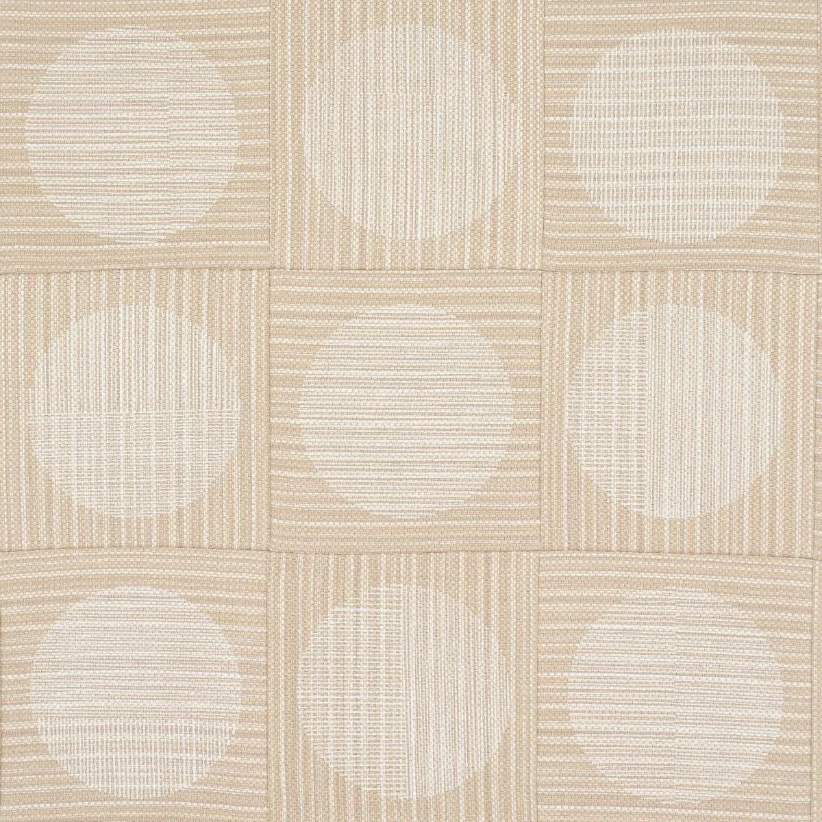 Schumacher 182301 Una Hand Block Print Sand fabric swatch