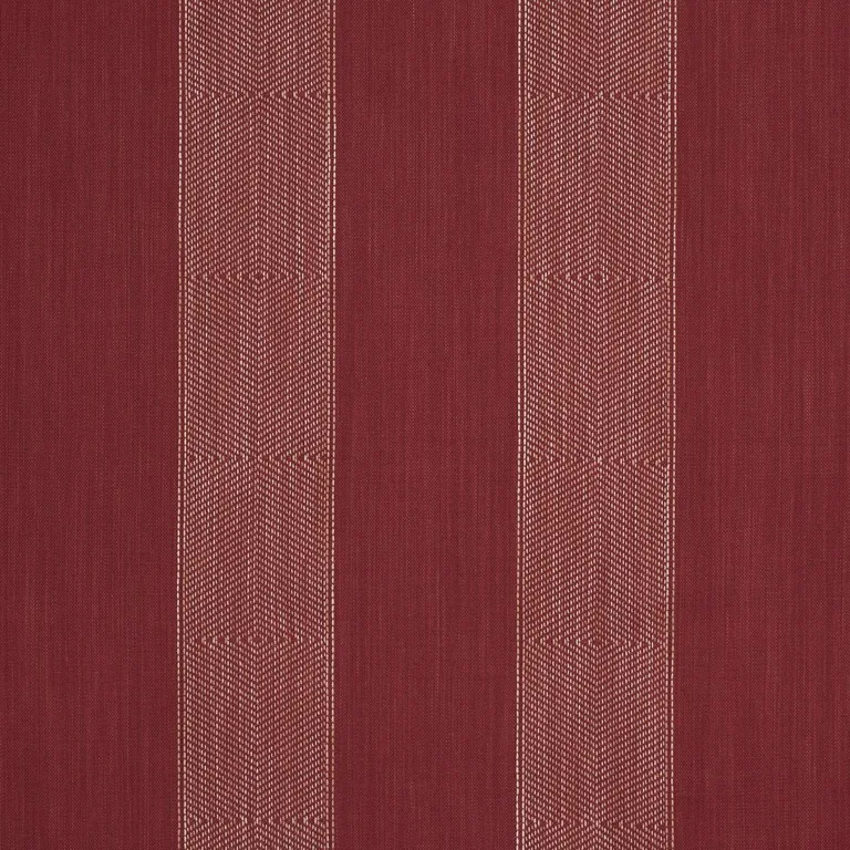 Schumacher 86230 Universal Stripe Ruby fabric swatch