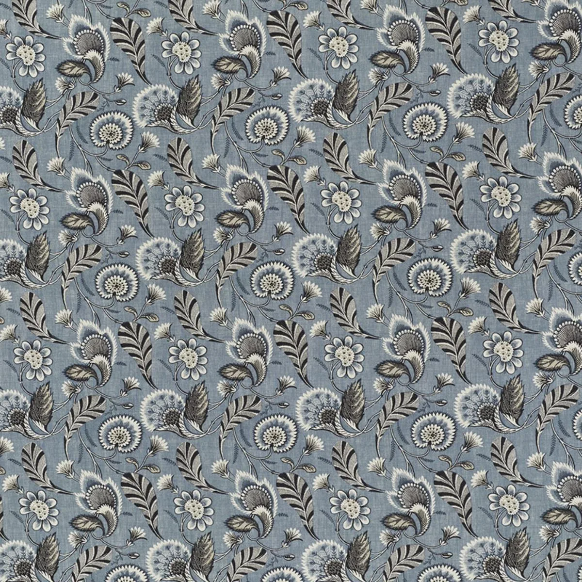 Schumacher 176443 Ursula Delft fabric swatch