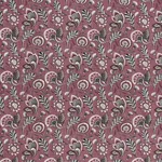 Schumacher 176442 Ursula Mulberry fabric swatch