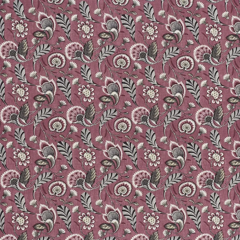 Schumacher 176442 Ursula Mulberry fabric swatch