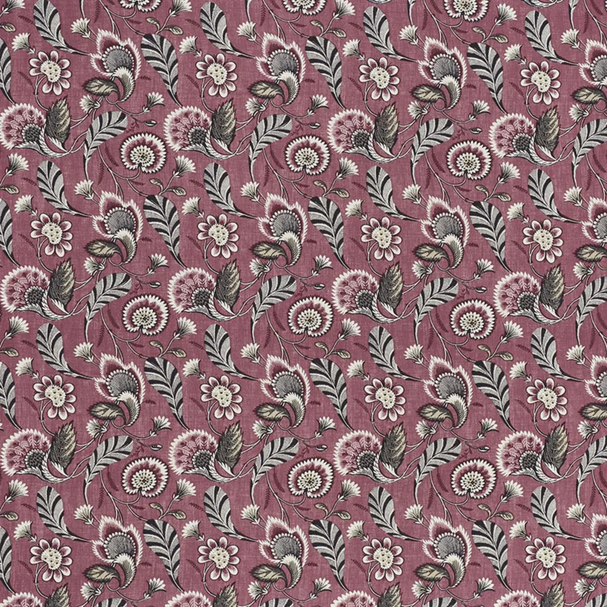 Schumacher 176442 Ursula Mulberry fabric swatch