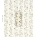 Schumacher 182642 Vagary Vines Watermelon fabric swatch