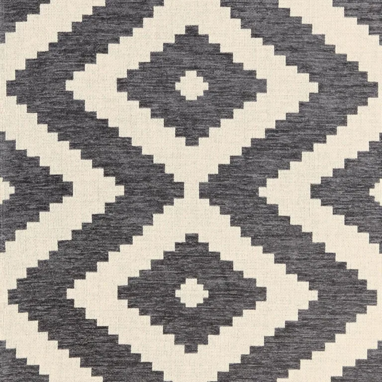 Schumacher 66760 Vail Chenille Cinder fabric swatch